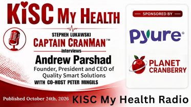 Andrew Parshad with Peter Mingils and Stephen lukawski on KISC My Health Radio